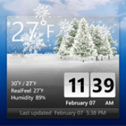 LG Weather & Clock