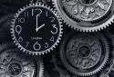 Black world time clock theme screenshot 3