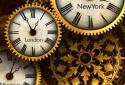 Gold world time clock screenshot 4