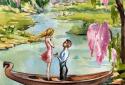 Galaxy S4 Love Water Drop (River of love) LWP screenshot 1
