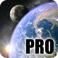 Earth & Moon in HD Gyro 3D