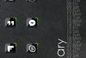 Theme Crystal Black Flat HD screenshot 4