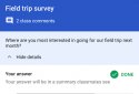 Google Classroom screenshot 5