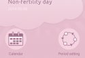 Period calendar screenshot 1