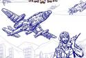 Doodle Combat - Army Air Force Planes Battle screenshot 1