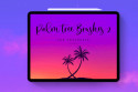 Palm tree stamps for Procreate screenshot 1