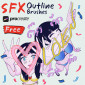SFX Webtoon outline brushes screenshot 1