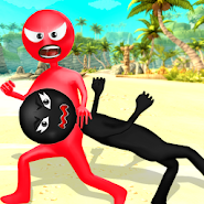 SuperHero Stickman Wrestling