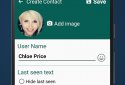 Fake Chat WhatsMock Text Prank screenshot 2