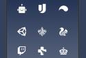 White Moonlight - Icon Pack screenshot 2