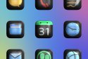 Glossy Dark 3D - Icon Pack screenshot 1