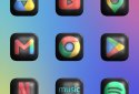 Glossy Dark 3D - Icon Pack screenshot 3