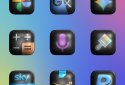 Glossy Dark 3D - Icon Pack screenshot 4