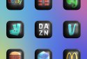 Glossy Dark 3D - Icon Pack screenshot 5