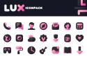 Pink IconPack : LuX screenshot 2