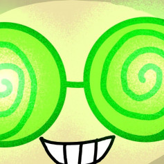VARRU GREEN GLASSES